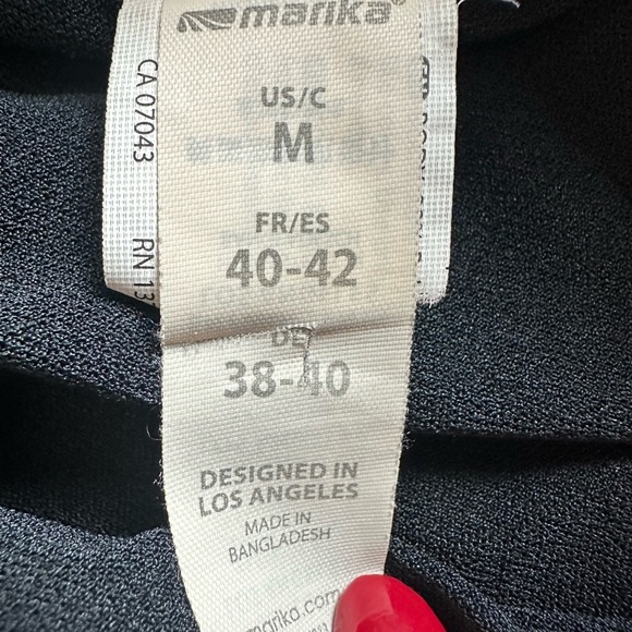 Marika Black Athletic Shorts - Picture 2 of 4